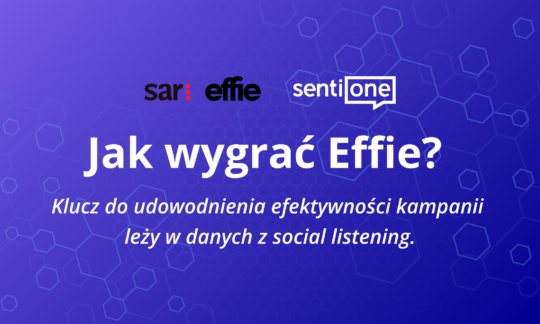 Jak wygrać Effie? Klucz do udowodnienia efektywności kampanii leży w danych z social listening.