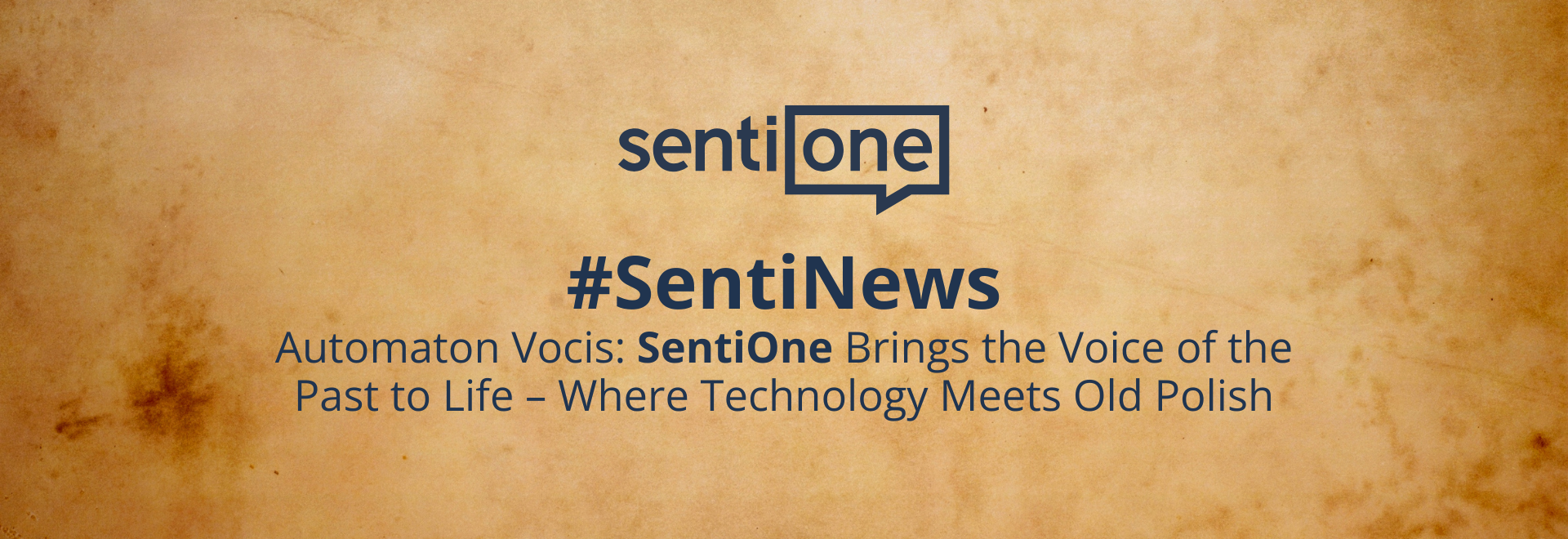 Automaton Vocis: SentiOne Brings the Voice of the Past to Life – Where Technology Meets Old Polish