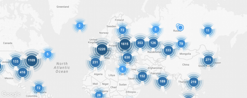 Target group geolocation