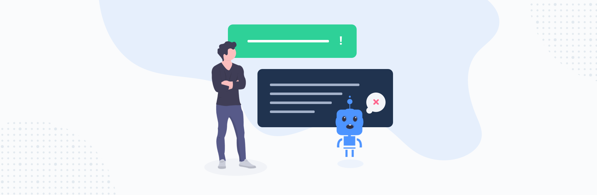 How not to create disappointing chatbots?