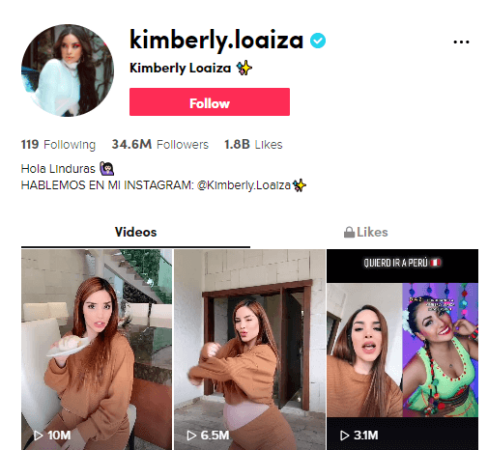 Kimberly Loaiza Los 10 usuarios mexicanos más populares en TikTok