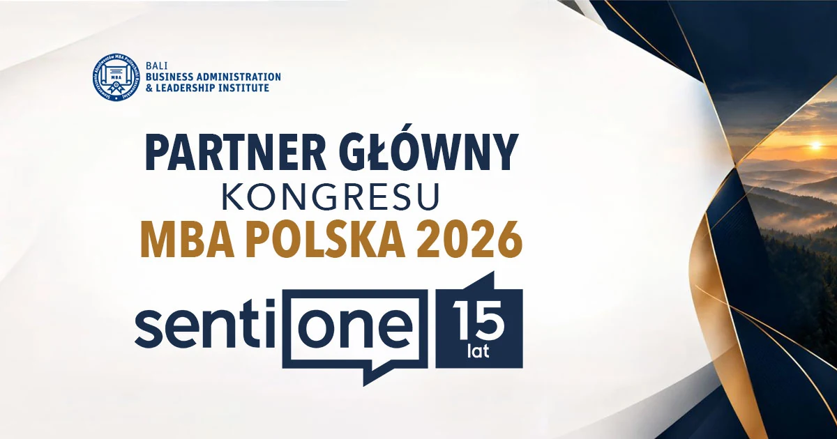 SentiOne Partnerem Głównym Kongresu MBA Polska 2026