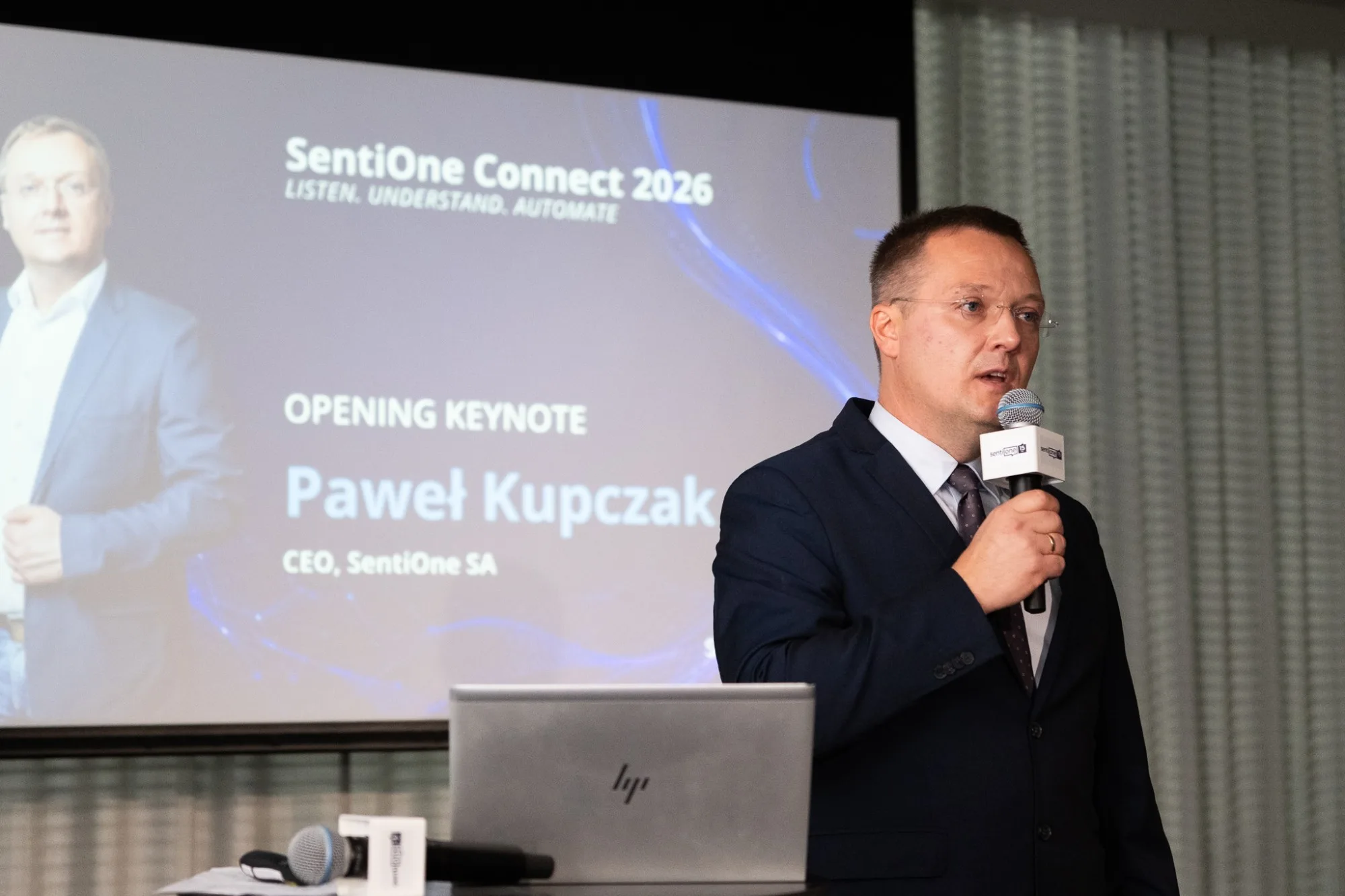 Paweł Kupczak, CEO SentiOne, otwiera SentiOne Connect 2026