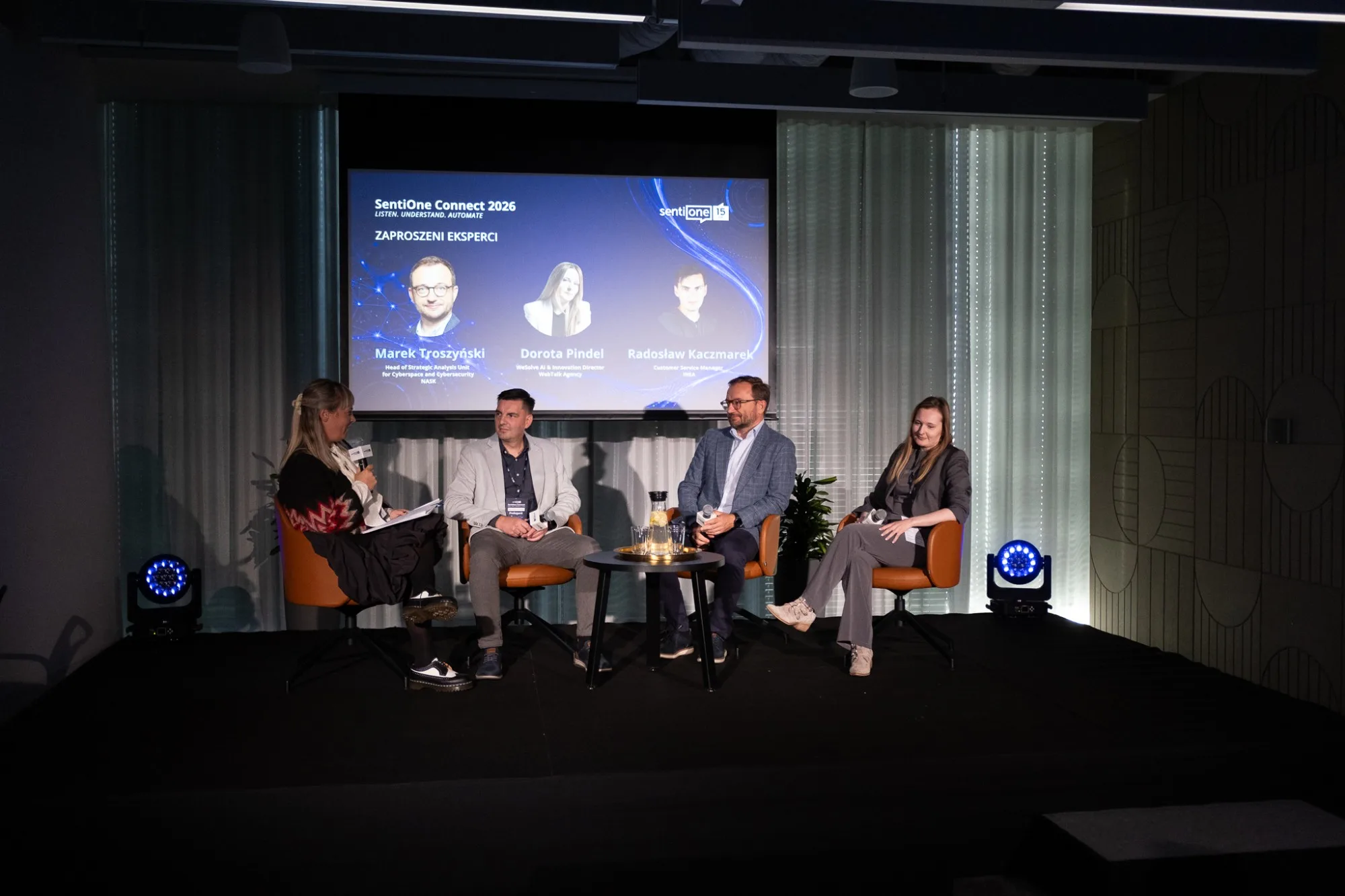 Panel z zaproszonymi ekspertami: Marek Troszyński, Dorota Pindel, Radosław Kaczmarek